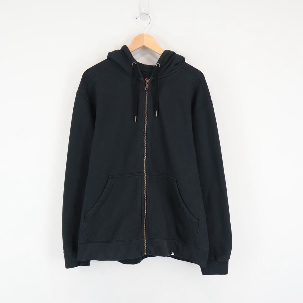 American Giant Men's Relaxed Classic Full Zip Hoodie Black Size Large - Picture 2 of 7